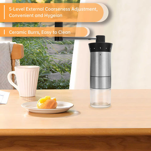SuperCook pour-over kit extraction cup shows ergonomic 14oz cup for comfortable brewing.