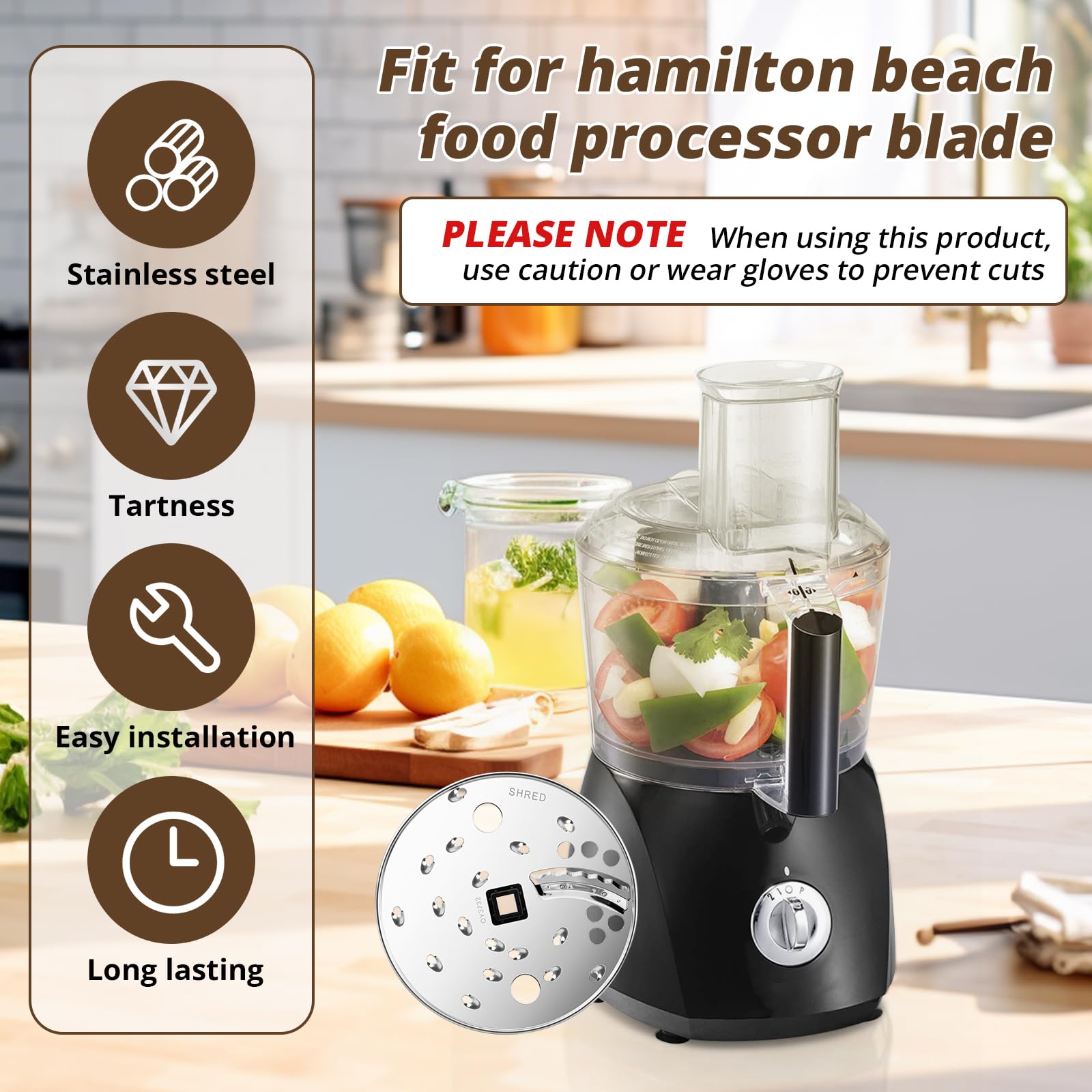 Compatible with Hamilton Beach 70730 70740 70670 70760 models for easy upgrade.