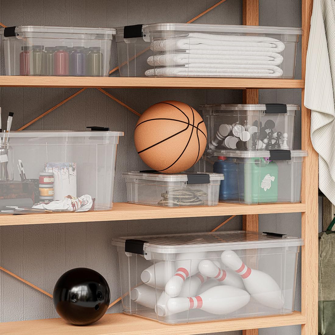 Superio closet storage solution keeps clothing neatly arranged