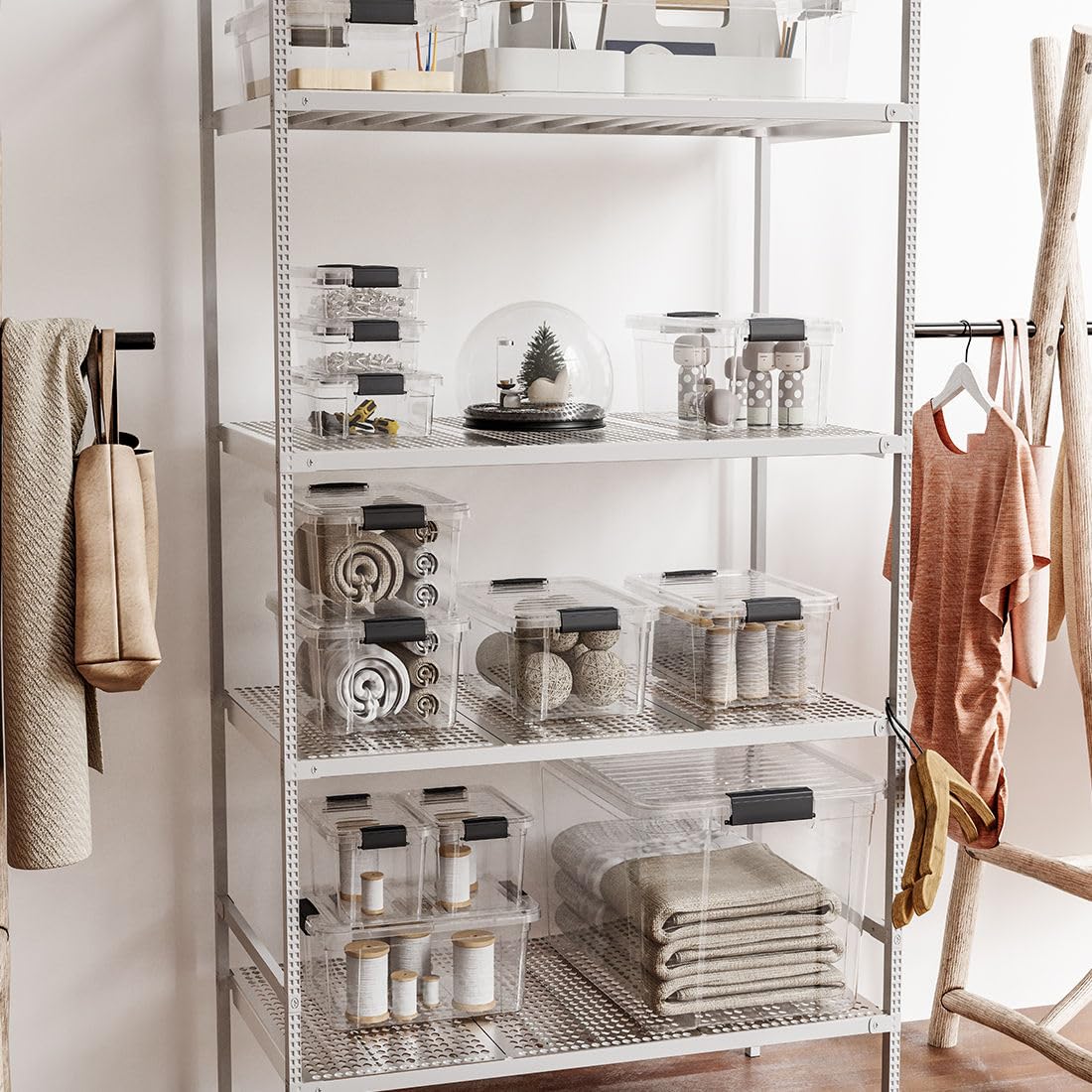 Superio garage shelf storage bin ready for tough work