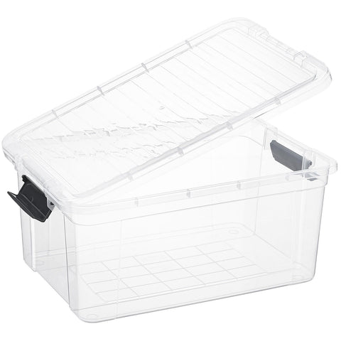 Superio lid-clasp supports secure stacking on top of multiple bins