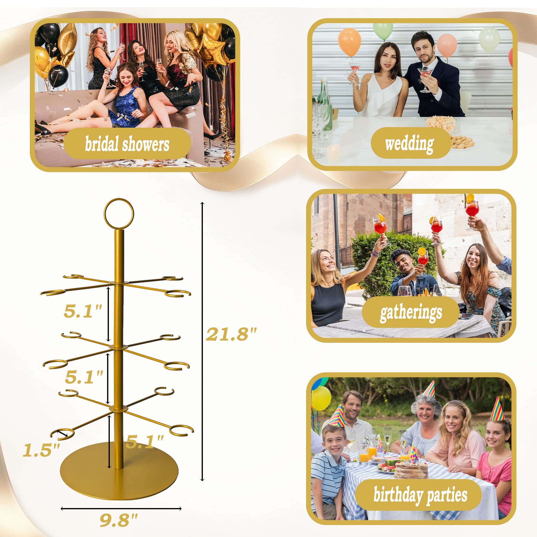 Superjackwang party bar display suitable for weddings and events
