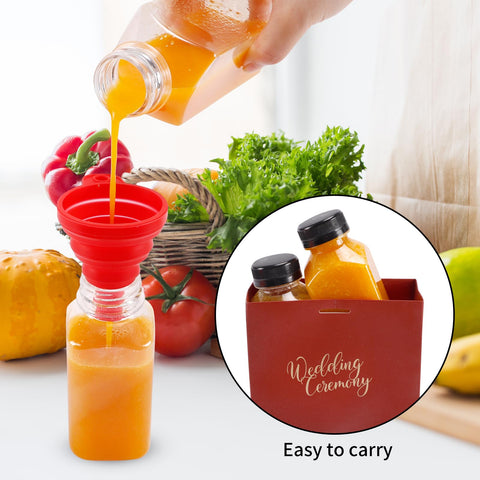 SUPERLELE label, funnel, and brush kit simplifies filling and cleaning routines