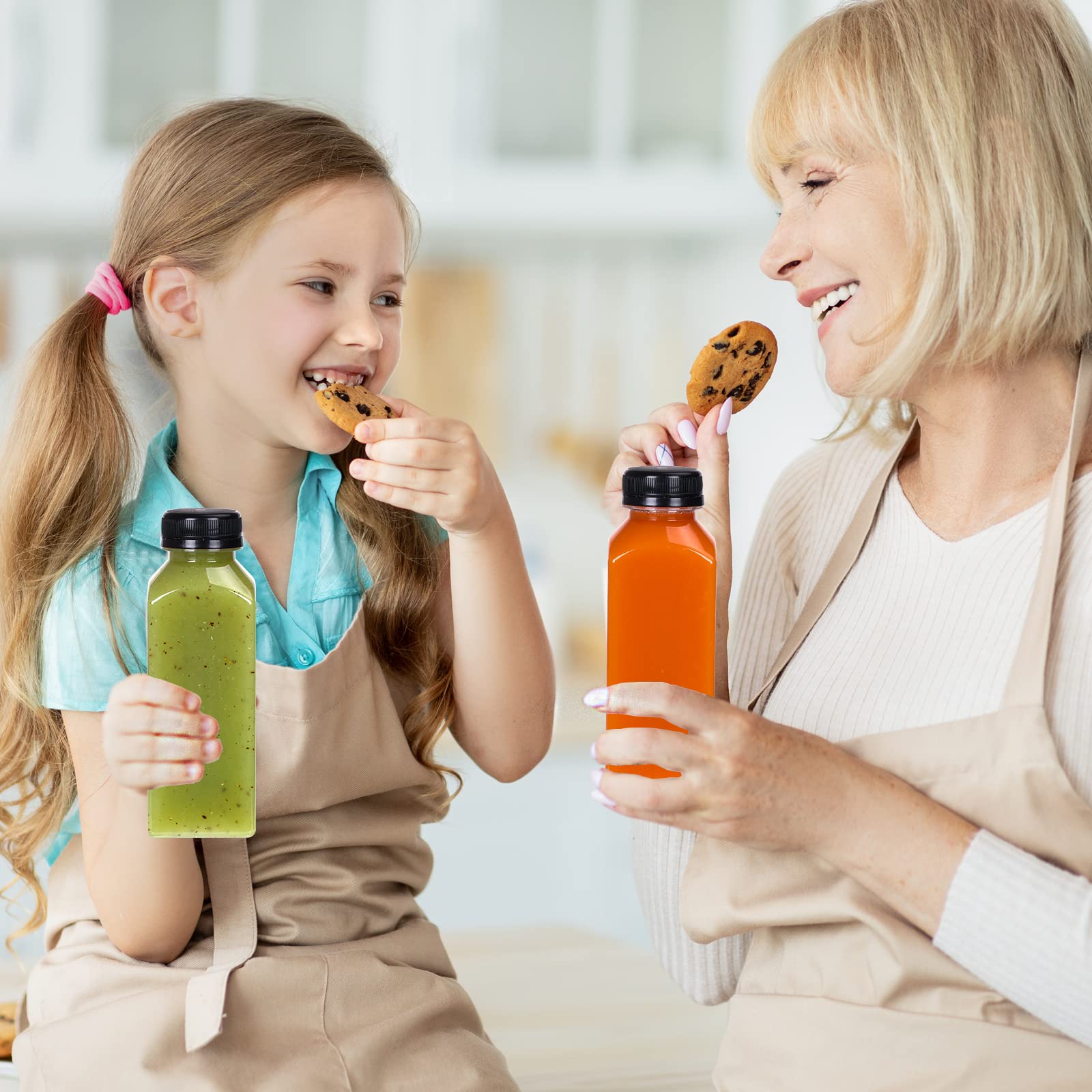 SUPERLELE square-design bottles stack neatly and carry easily.