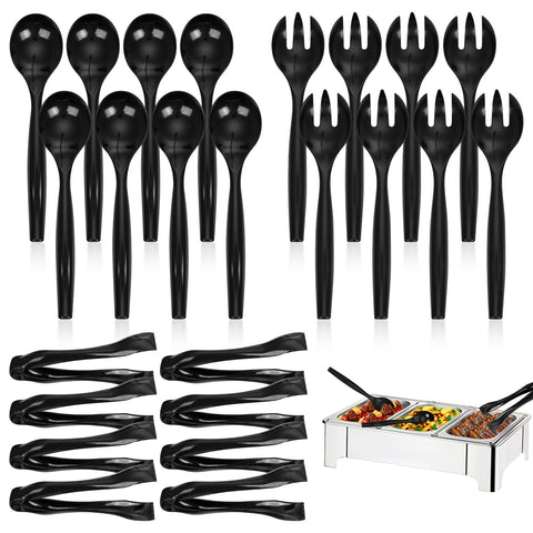 Supernal 36pc serving utensils in a stylish gift box, ideal for easy party prep.