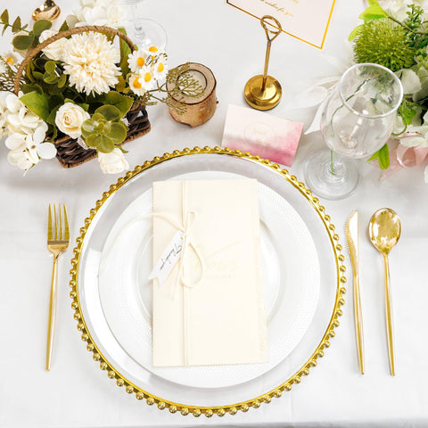 Supernal heat-resistant charger plates maintaining table aesthetics