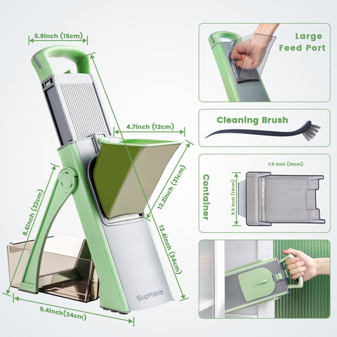 SupMaKin detachable BPA free body with cleaning brush for easy maintenance