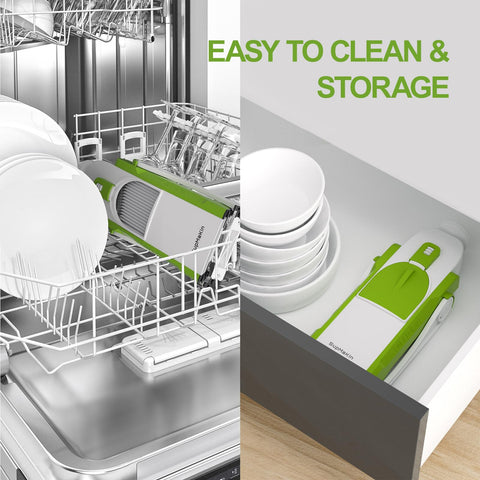 SupMaKin foldable compact design saves cabinet space after use.