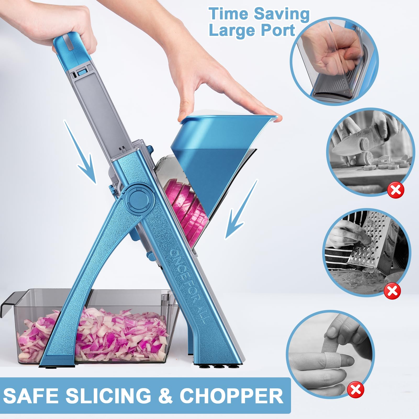 SupMaKin thickness adjustment dial close-up for precise slicing control