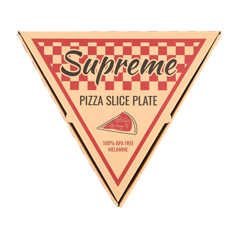 BPA-free Supreme Housewares plate suited for indoor and outdoor dining.