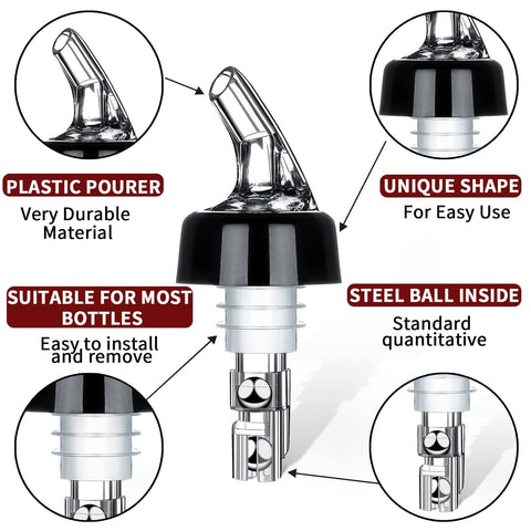 SuproBarware 12-pack display for home bar use, helps portion control