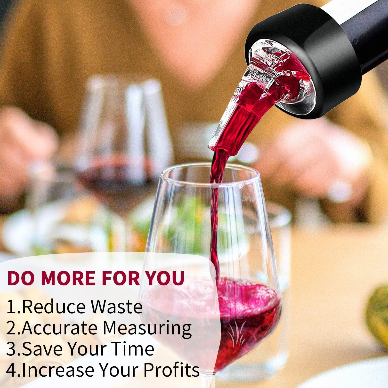 SuproBarware durable virgin plastic pourer for long-lasting use