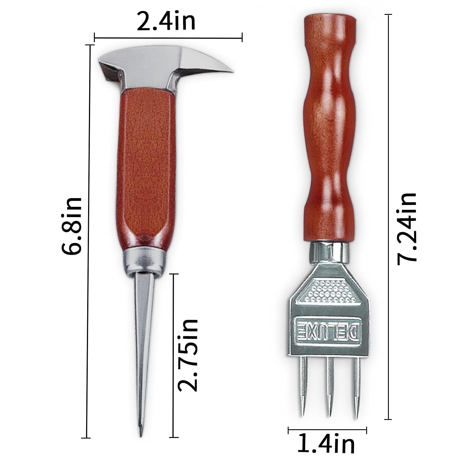 SuproBarware ice pick 6.8-inch compact tool for precise ice shaping.