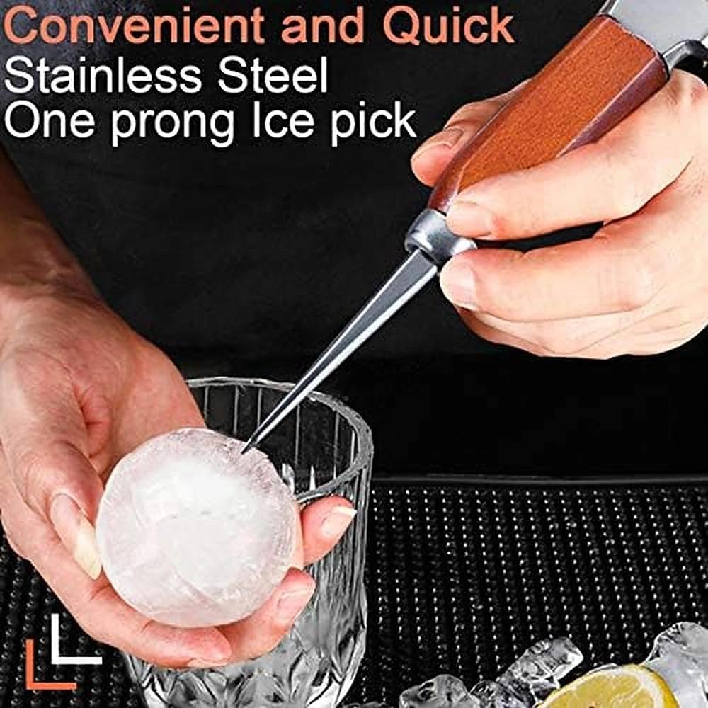 SuproBarware Japanese-style ice chipper blends design with reliable ice prep.