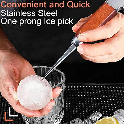 SuproBarware Japanese-style ice chipper blends design with reliable ice prep.