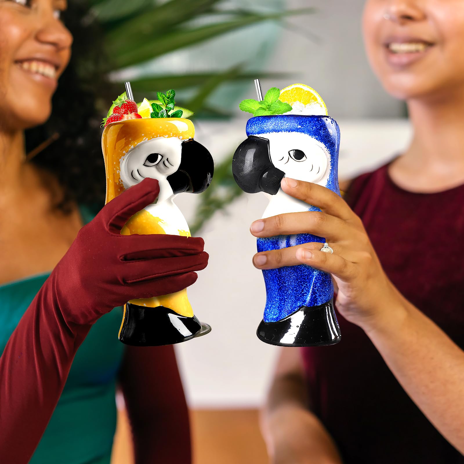 SuproBarware tiki mugs easy to clean and maintain.