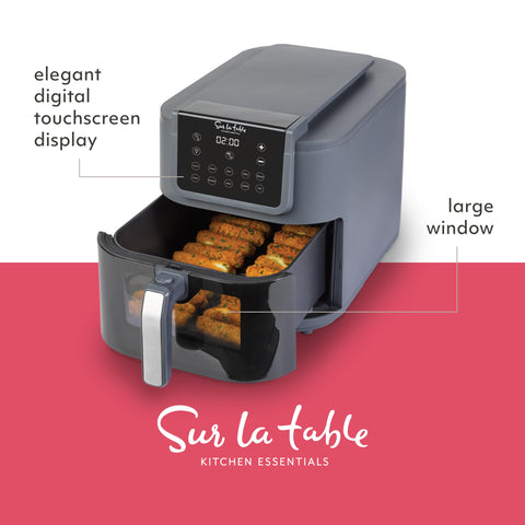 Sur La Table 8-quart basket ready for family-size portions