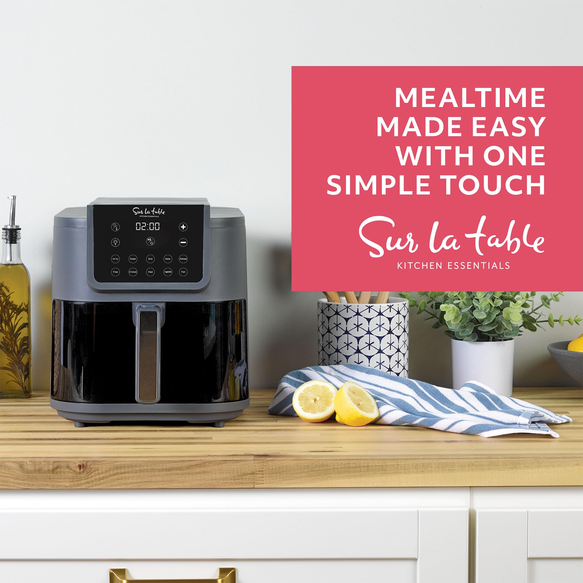Sur La Table air fryer browning monitor for even results