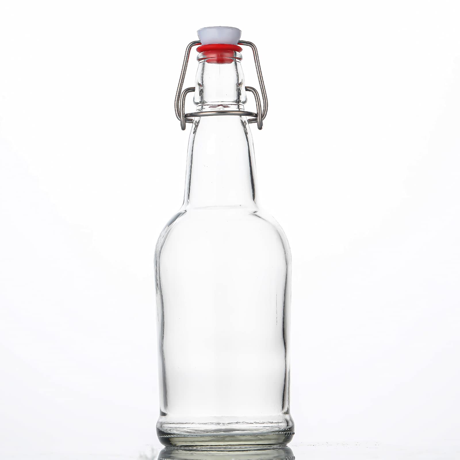 SureSave-USA amber glass bottle with swing cap preserves freshness and flavor.