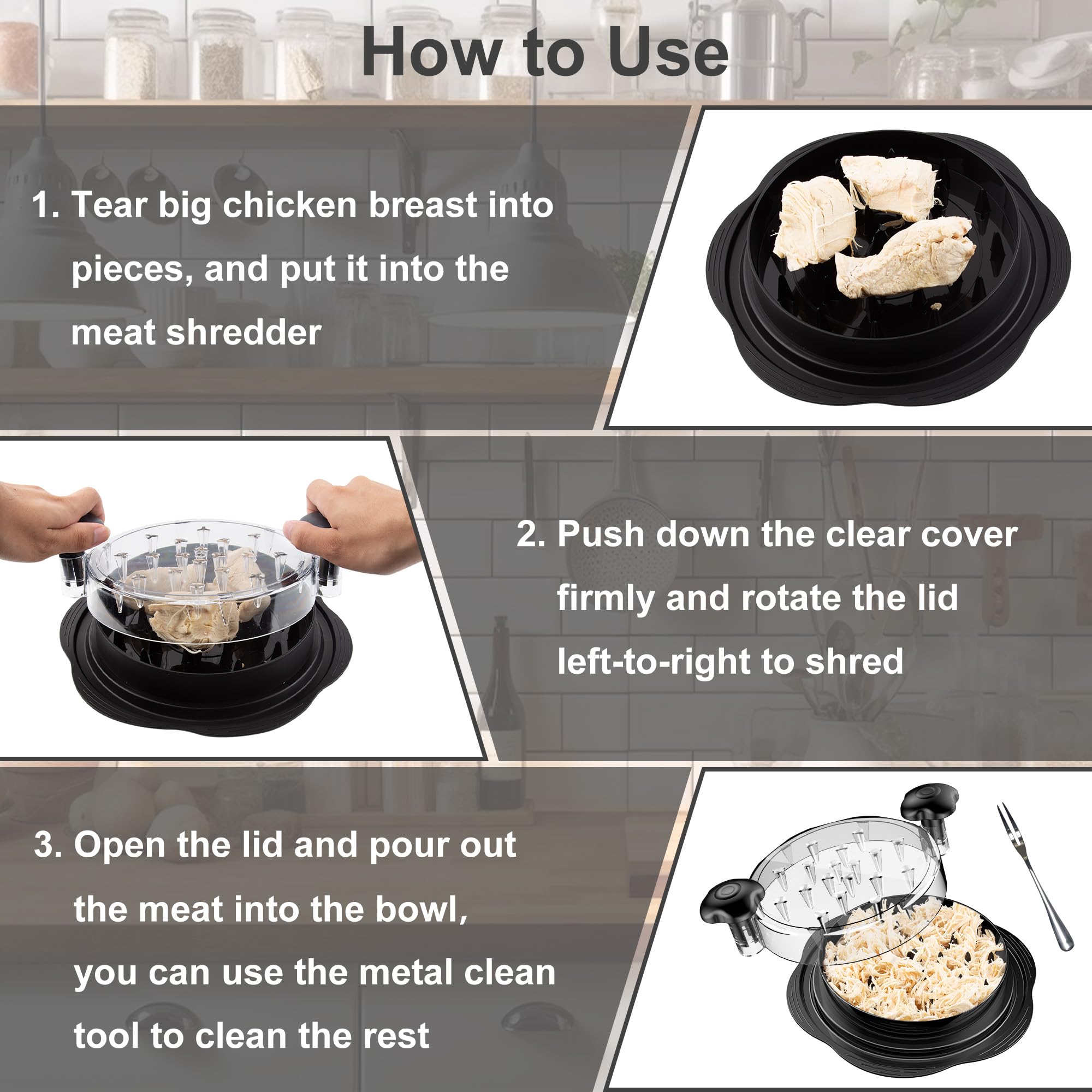 SURETIVIAN shredder includes cleaning brush for easy maintenance.