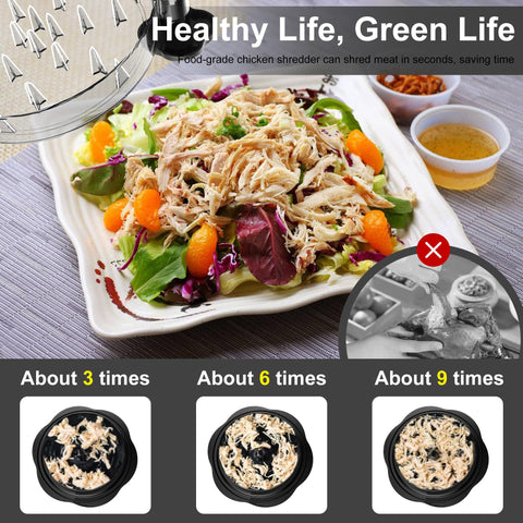 SURETIVIAN chicken shredder with ergonomic handle for comfortable use.