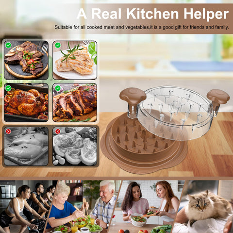 BPA-free material ensures safe food handling and heat resistance.