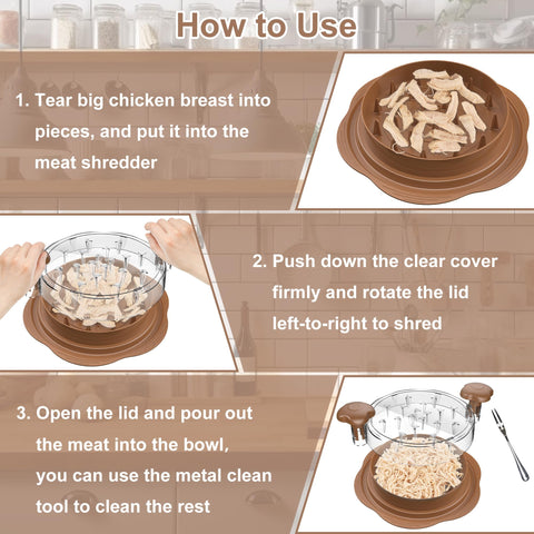 Dishwasher-safe design makes cleanup easy after meal prep.