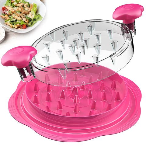 Suretivian chicken shredder with twist handle for quick, even shredded chicken