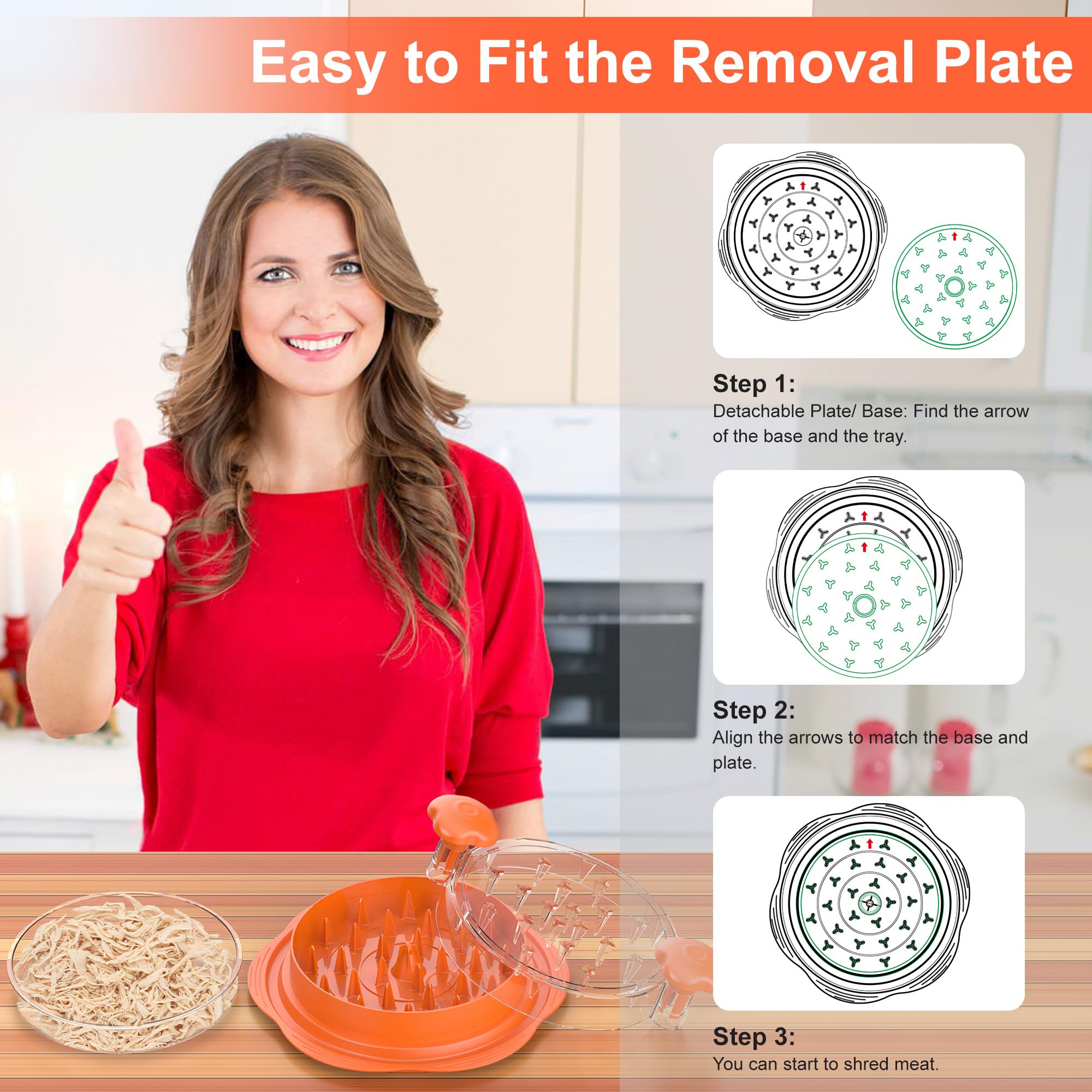 SURETIVIAN Chicken Shredder supports multi-use meals like tacos and salads.