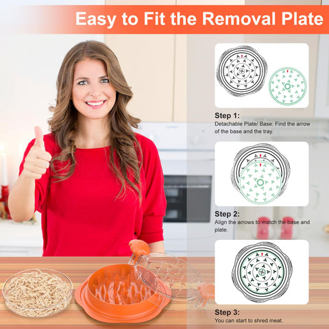 SURETIVIAN Chicken Shredder supports multi-use meals like tacos and salads.