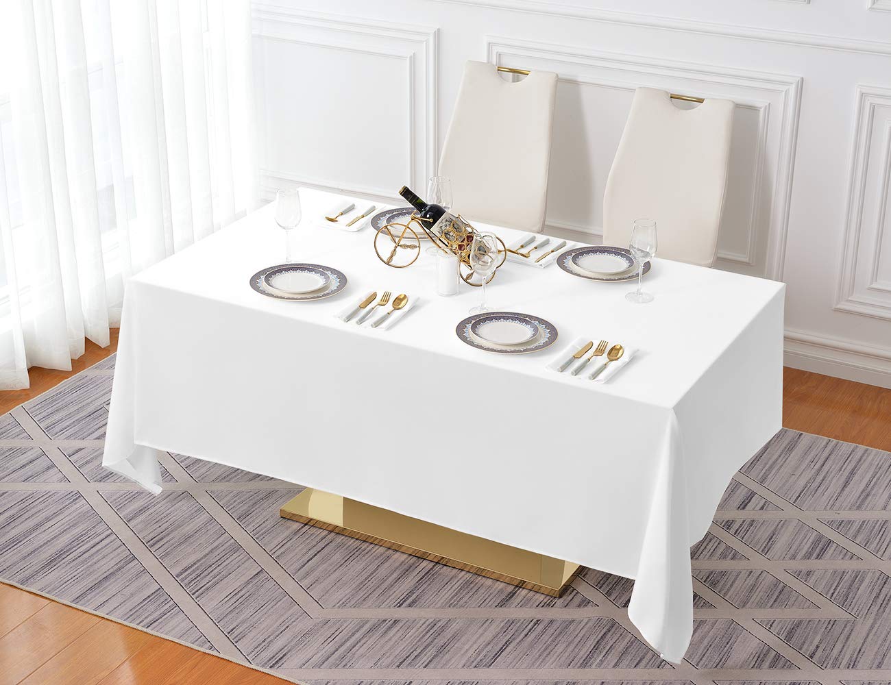 Surmente easy-care fabric cleans easily and irons at low temperature