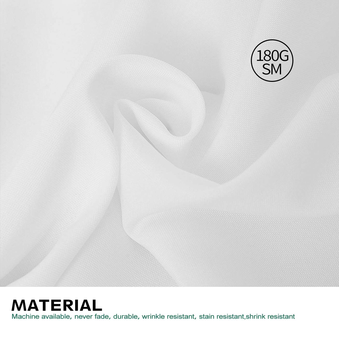 Surmente solid-color tablecloth pairs with varied utensils and decorations