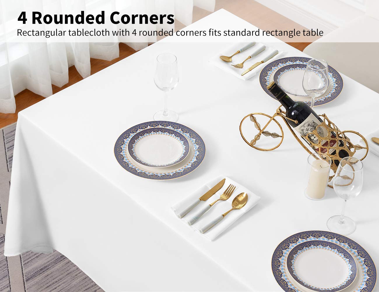 Surmente restaurant tablecloth ensures durable, easy-care performance for busy service