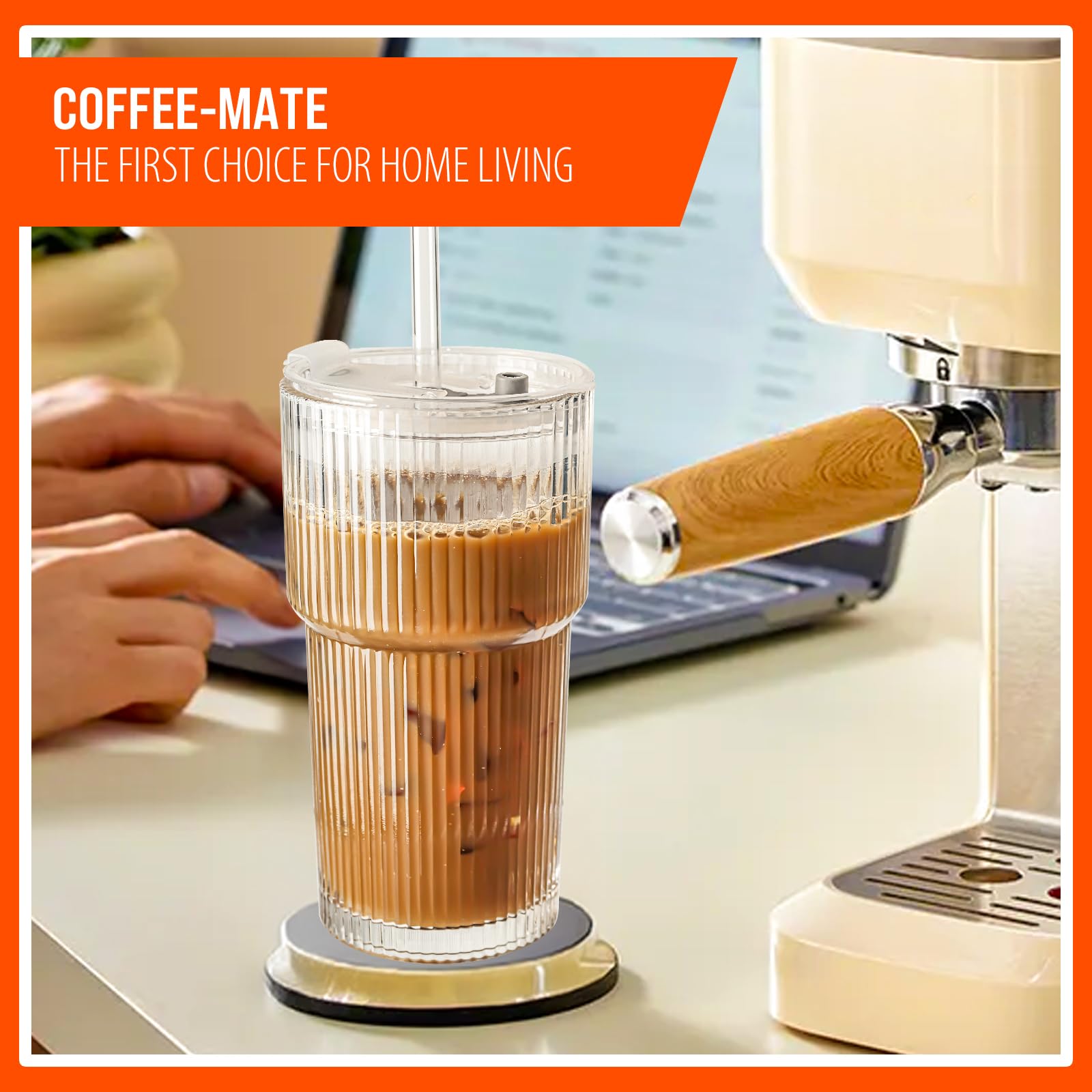 SUROQUE leak proof lid on tumbler for spill free travel