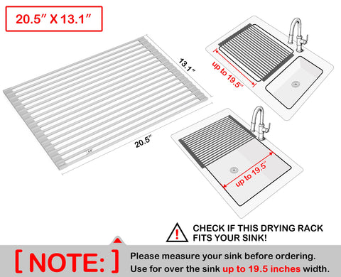 Surpahs Roll-Up Rack with silicone-coated steel for a non-slip, glassware-safe drying surface