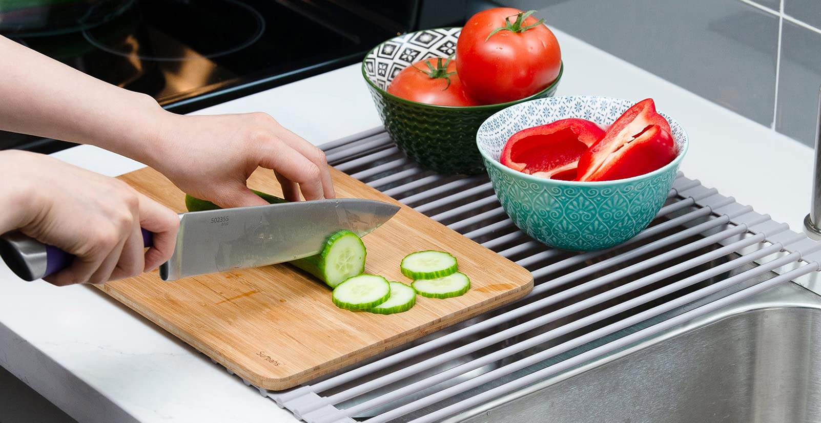 Surpahs roll-up rolls up easily for compact storage