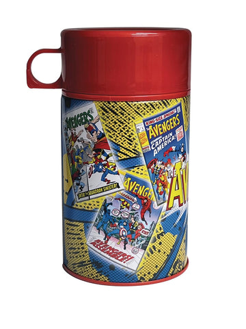 Surreal Entertainment Avengers Assemble lunchbox dimensions fit in most backpacks