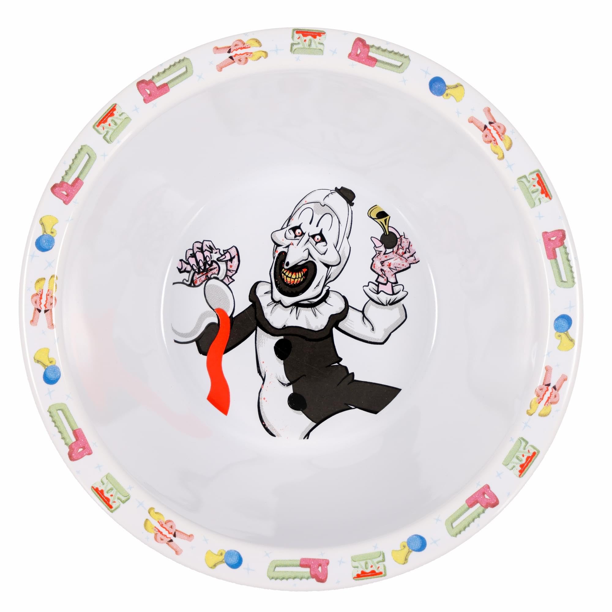 Surreal Entertainment Terrifier 2 Art Crispies bowl official Terrifier collectible dinnerware
