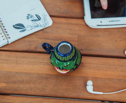 Surreal Entertainment Pot Of Greed mini mug BPA-free ceramic for safe daily use.