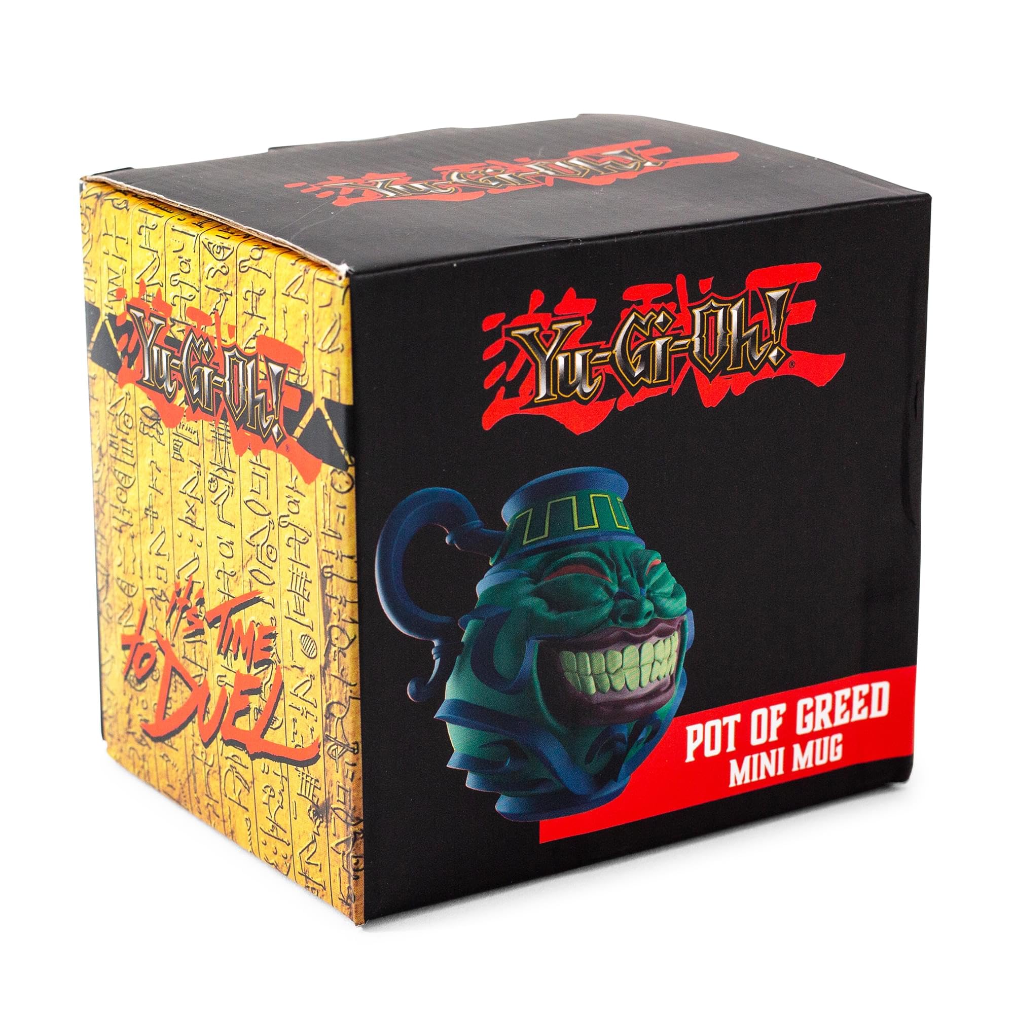 Surreal Entertainment Pot Of Greed mini mug red eyes and grin add collectible flair.
