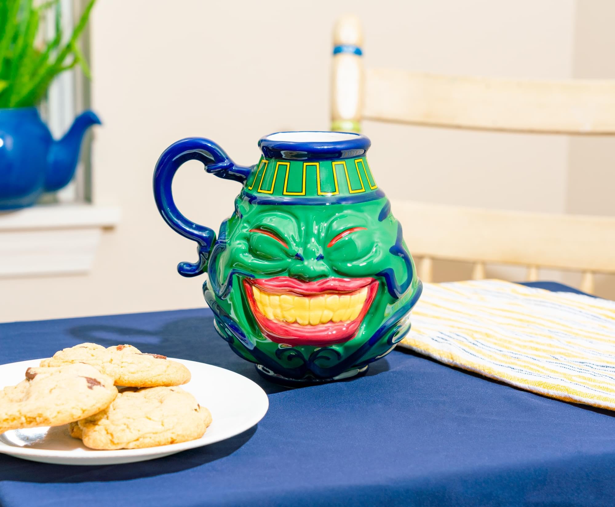 Surreal Entertainment Pot of Greed mug, deck-inspired design for collector appeal.