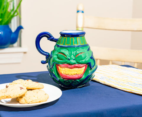Surreal Entertainment Pot of Greed mug, deck-inspired design for collector appeal.