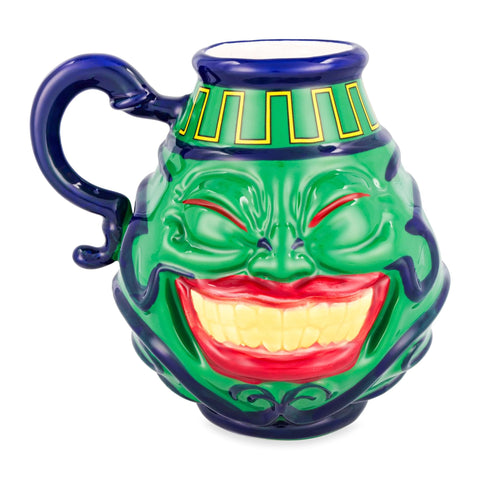 Surreal Entertainment Pot of Greed mug, front view, iconic sculpted form for daily ritual.