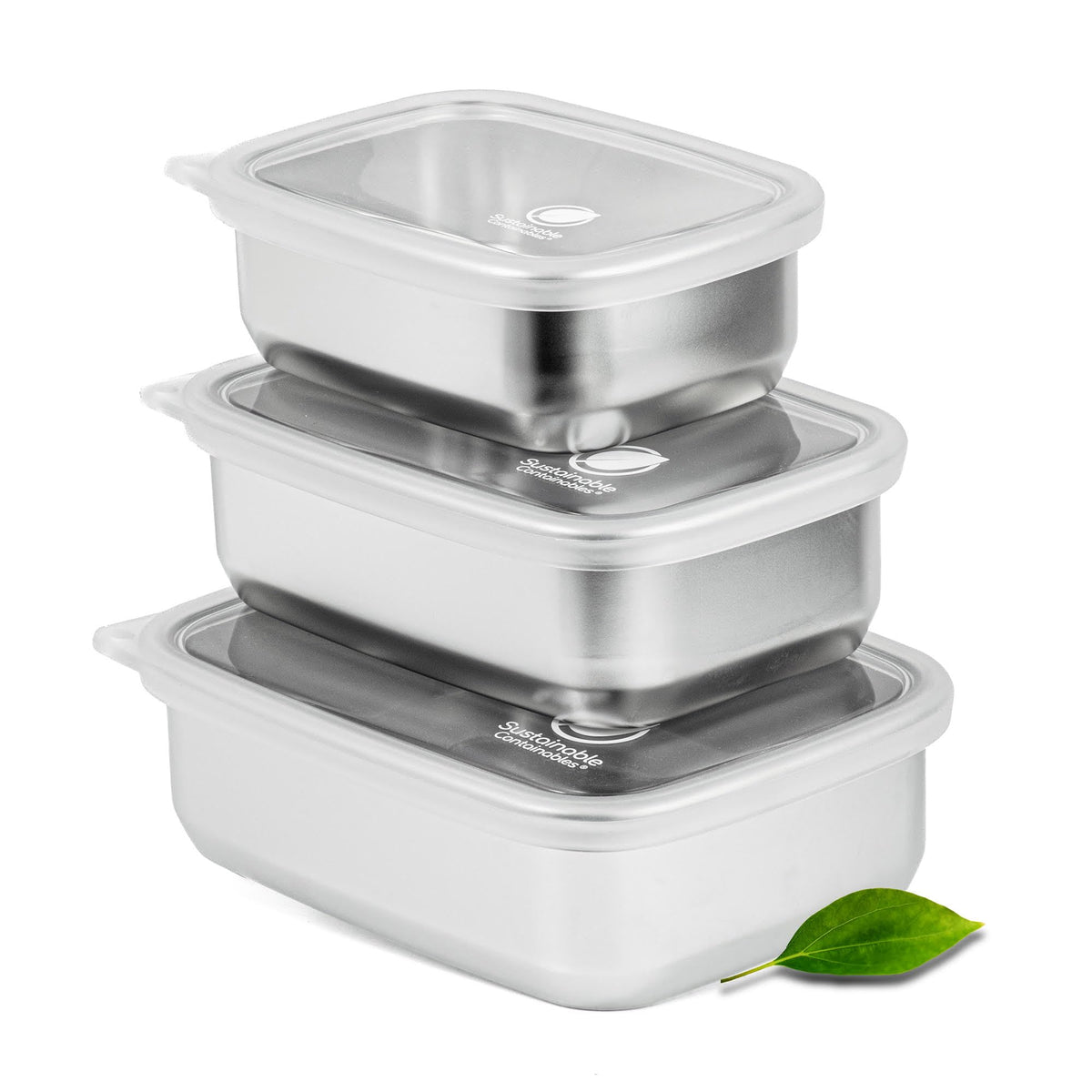 Sustainable Containables 20 oz stainless steel container for durable on-the-go lunches.