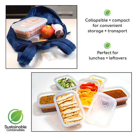 Sustainable Containables three-pack provides versatile storage options.