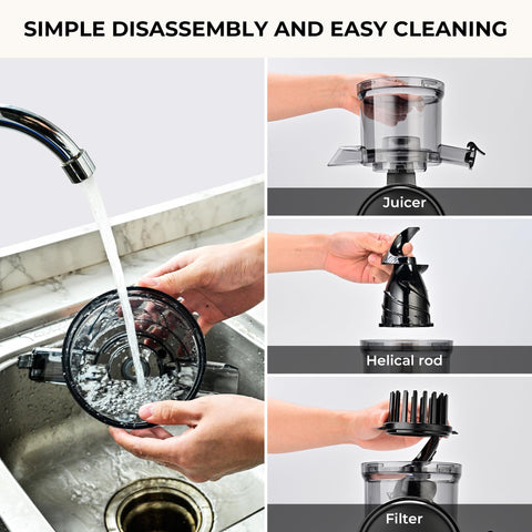 SUSTEAS juice and pulp cups show ample capacity for batches of juice.