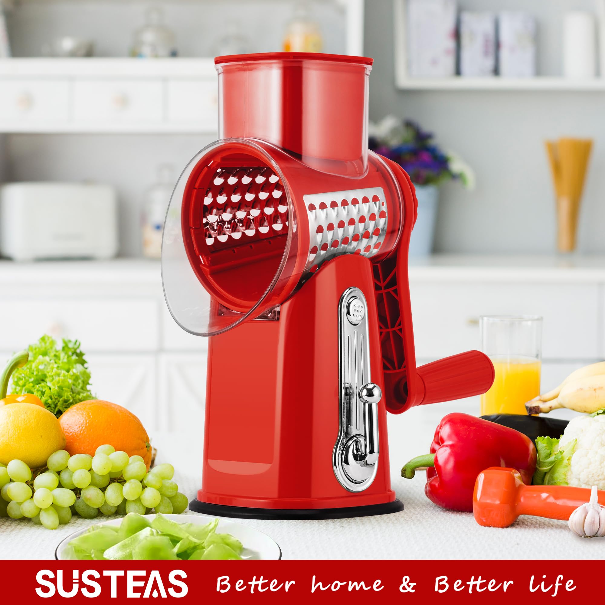 SUSTEAS dishwasher-safe parts simplify cleaning after use.