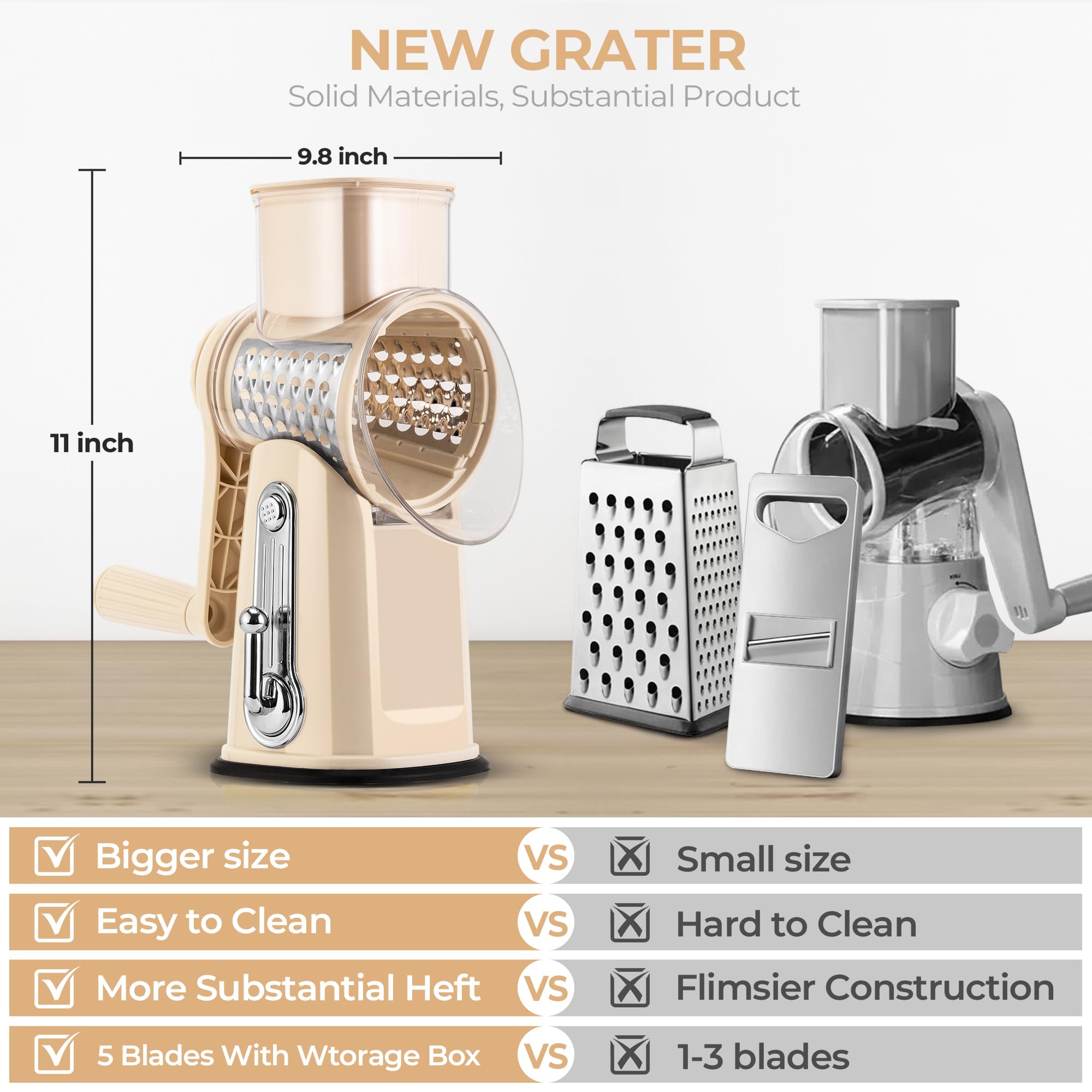 SUSTEAS five-blade system shows versatile shredding options