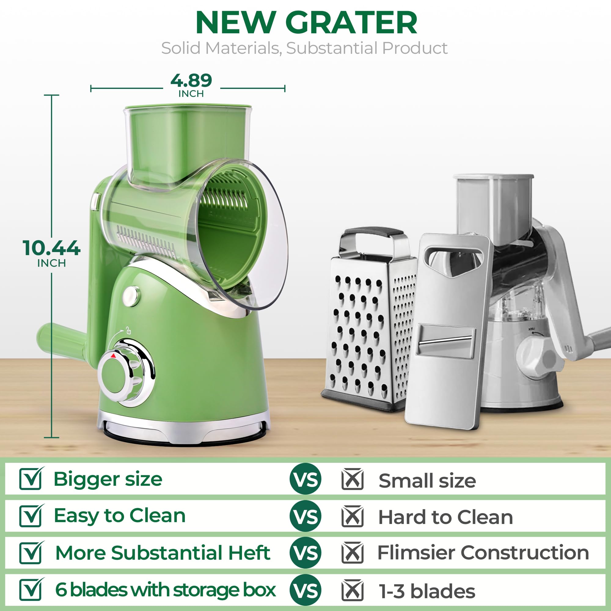 SUSTEAS detachable parts for easy cleaning and quick storage