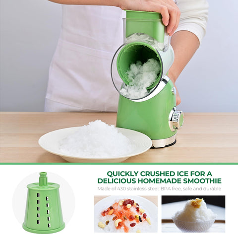 SUSTEAS grater with suction base for stable countertop use